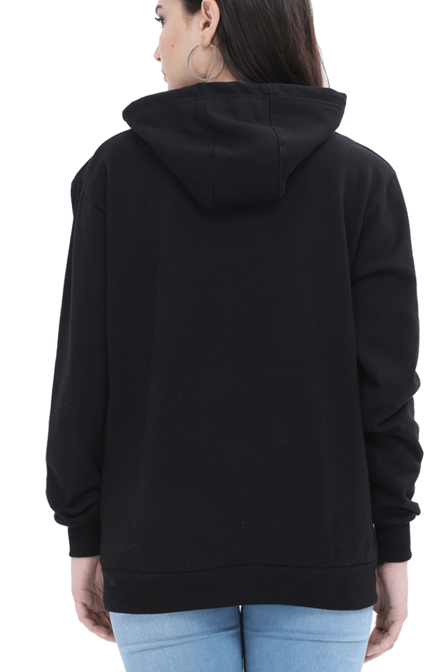 Nimus Premium Women | IIUSTRATION OF GIRL WITH URBAN STYLE | Hoodie Sweatshirt