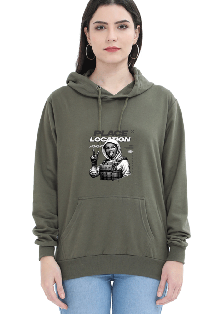 Nimus Women| PLACE LOCATION | Hoodie Sweatshirt