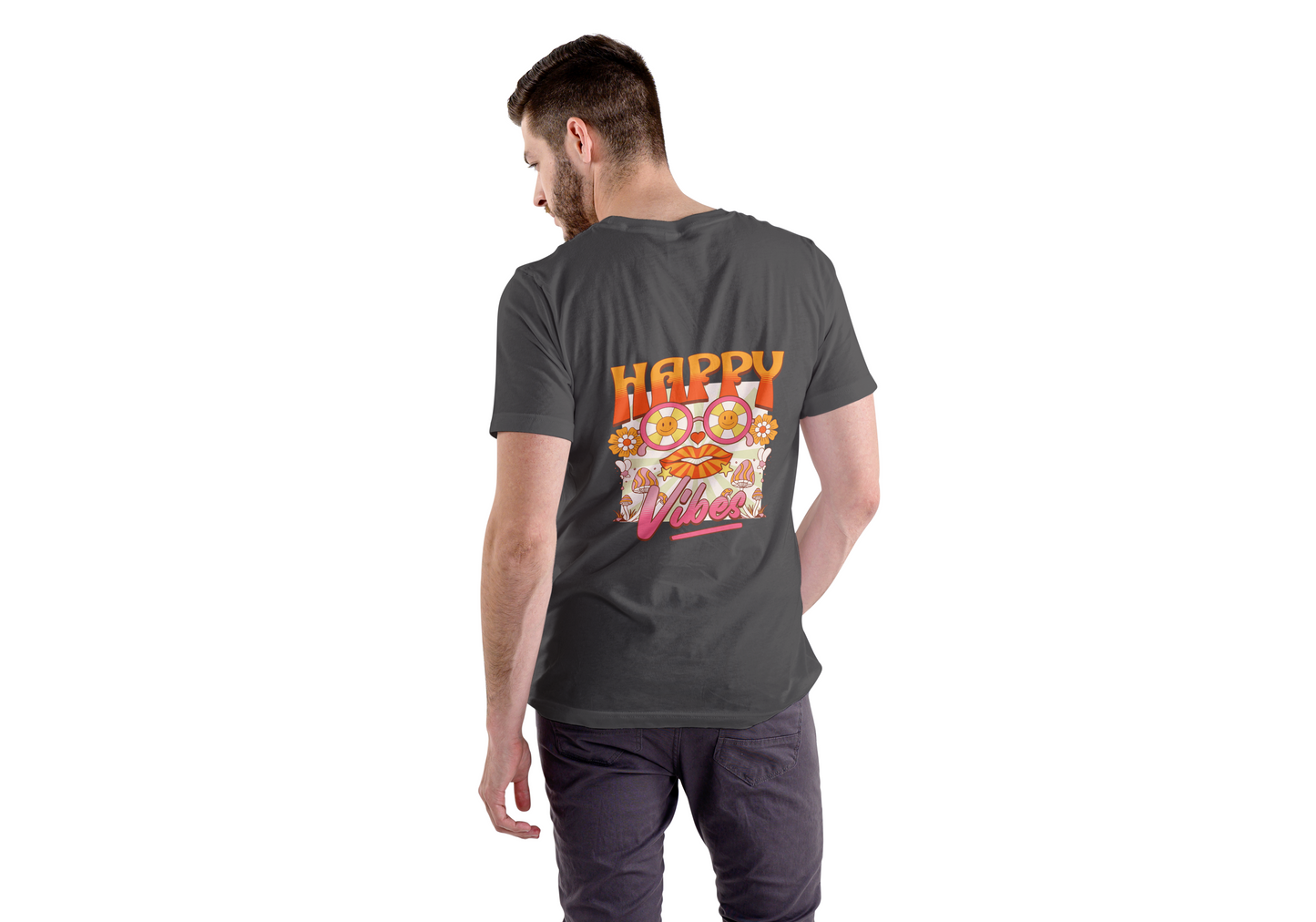 Nimus T shirt Men Happy Vibes