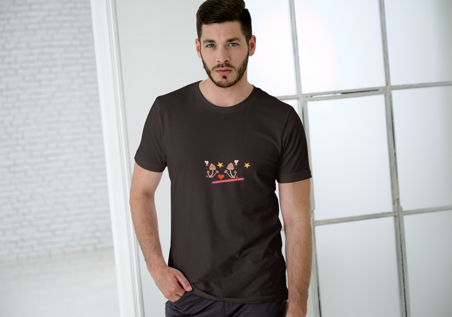 Nimus T shirt Men Happy Vibes