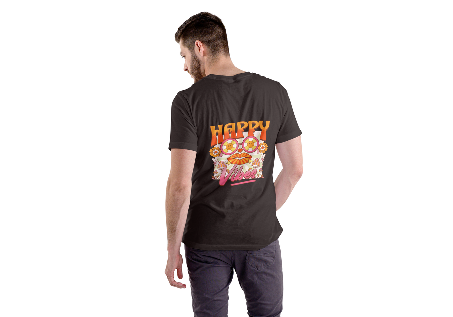 Nimus T shirt Men Happy Vibes