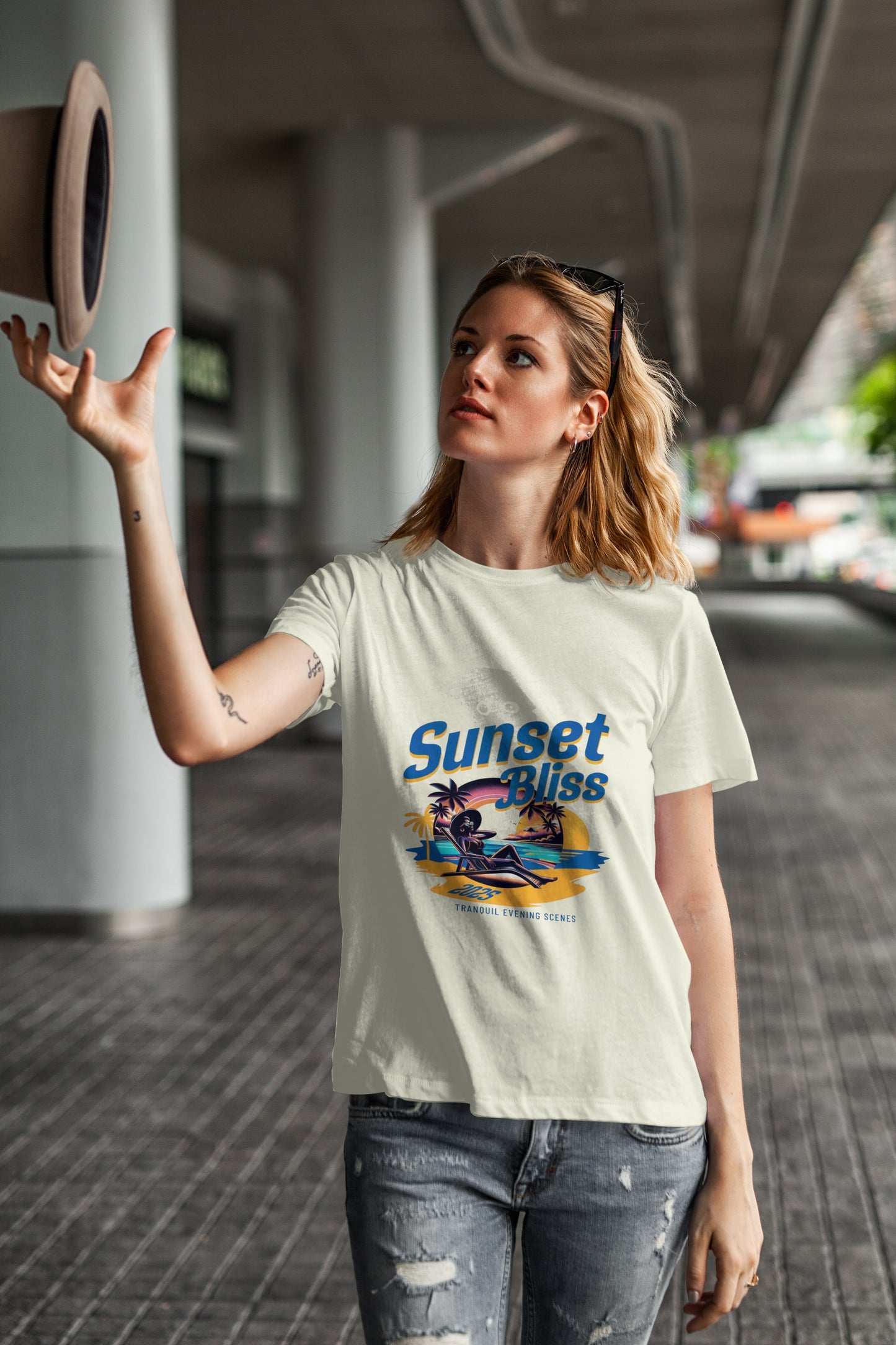 Nimus T shirt Women Sunset Bliss