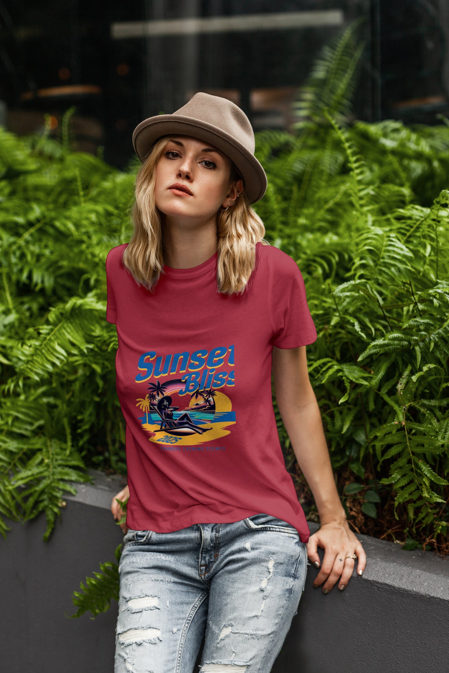 Nimus T shirt Women Sunset Bliss
