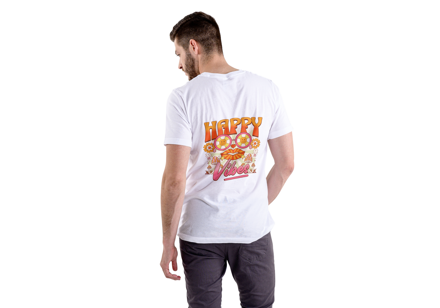 Nimus T shirt Men Happy Vibes