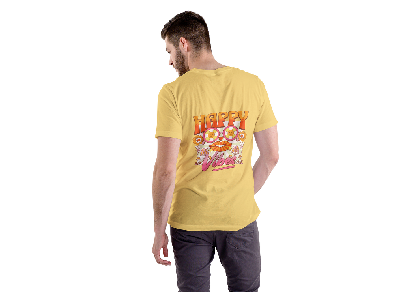 Nimus T shirt Men Happy Vibes