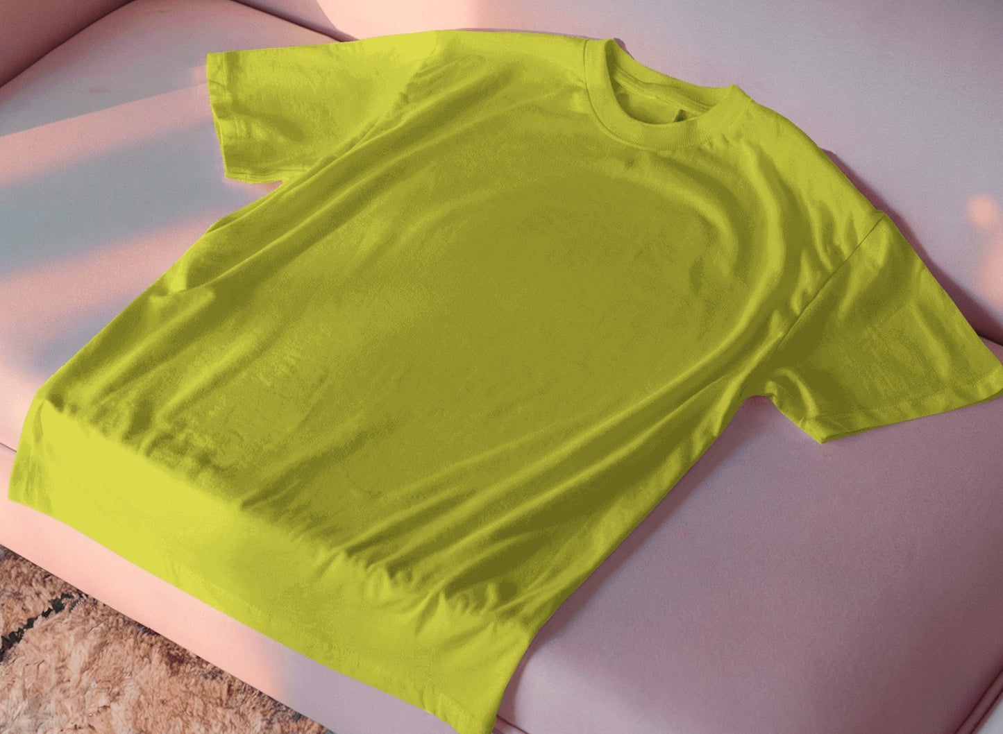 Nimus T shirt men Plain Yellow