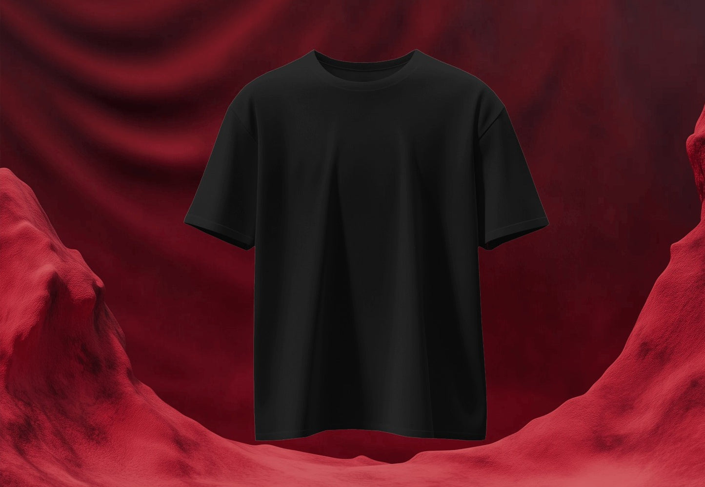 Nimus T shirt men Plain Black