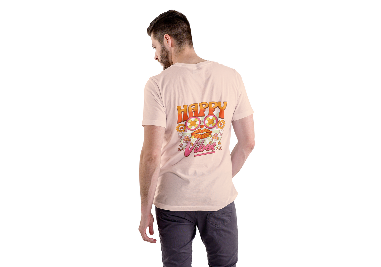 Nimus T shirt Men Happy Vibes