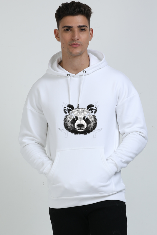 Nimus Men Panda Hoodie Sweatshirt