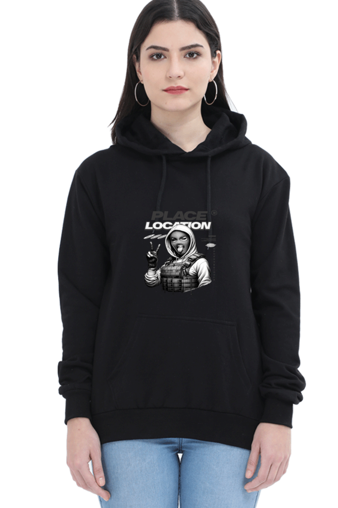 Nimus Women| PLACE LOCATION | Hoodie Sweatshirt