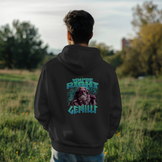Nimus Men GENIUS Hoodie Oversized Sweatshirt