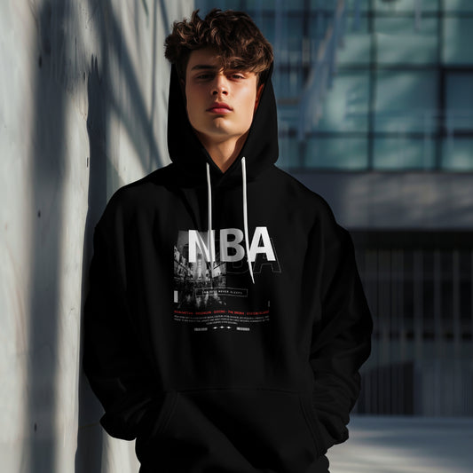 Nimus Men New york city Hoodie oversized Sweatshirt