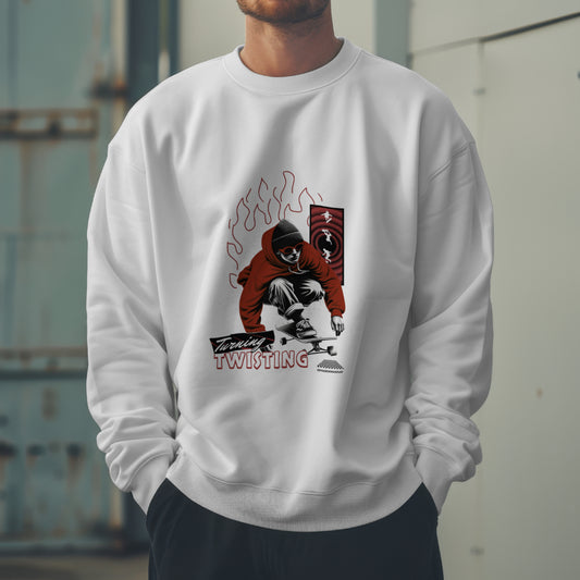 Nimus Men|Twisting| Oversized Sweatshirt
