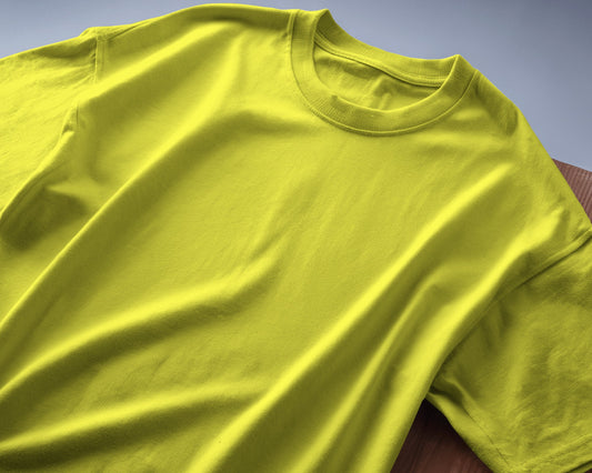 Nimus T shirt men Plain Yellow